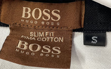 Load image into Gallery viewer, Hugo Boss Mens White Pima Cotton Short Sleeve Slim Fit Polo Shirt Size Small
