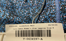 Load image into Gallery viewer, Lululemon Womens Blue Flashback Static Print High Waisted Capri Leggings Size 8
