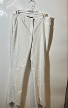 Load image into Gallery viewer, Express Womens White Flat Front Columnist Barely Bootcut Leg Dress Pants Size 4R
