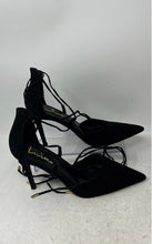 Load image into Gallery viewer, Lulus Womens Marie Black Pointed Toe Stiletto Gladiator Heels Size 8
