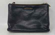 Load image into Gallery viewer, Michael Kors Womens Black Leather Adjustable Strap Inner Pocket Crossbody Purse
