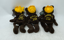 Load image into Gallery viewer, Set Of 6 Pcs Salvino’s Bamm Beano’s Mark McGwire #25 Plush Bear Toys With Tags

