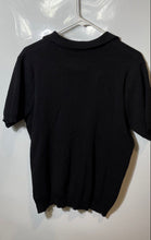 Load image into Gallery viewer, Aeropostale Mens Black Short Sleeve Spread Collar Polo Shirt Size Large

