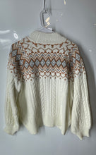 Load image into Gallery viewer, Forever 21 Womens Multicolor Printed Long Sleeve Mock Neck Pullover Sweater Sz S
