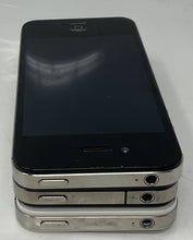 Load image into Gallery viewer, Lot Of 3 Pcs Apple iPhone White Black Mixed Smartphones Not Tested For Parts
