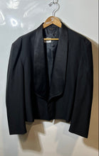 Load image into Gallery viewer, First Nighter Mens Black Shawl Lapel Long Sleeve Open Front Jacket Size 46R
