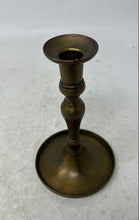 Load image into Gallery viewer, Brass Home Decorative Candle Holder Collectible With Flared Round Saucer Base
