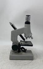 Load image into Gallery viewer, Tasco Model #70-1200-L Gray 80X-160X-1200X Zoom Educational Microscope Untested
