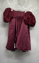 Load image into Gallery viewer, Asos Womens Wine Puff Sleeve Sweetheart Neck Zipper Mini Dress Size 12 With Tag
