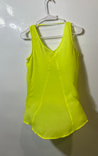 Load image into Gallery viewer, Express Womens Lime Green Sleeveless V-Neck Wide Strap Pullover Tank Top Size XS
