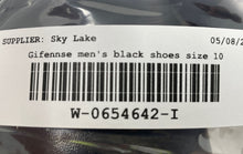 Load image into Gallery viewer, Gifennse Mens Black Leather Round Toe Lace-Up Oxford Dress Shoes Size 10
