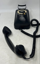 Load image into Gallery viewer, PF Product Black Corded Rotary Style Push-Button Dial Grand Wall Phone Untested
