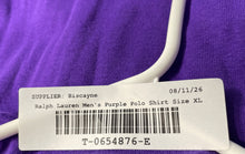 Load image into Gallery viewer, Lauren Ralph Lauren Mens Purple Short Sleeve Spread Collar Polo Shirt Size XL
