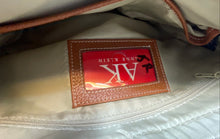 Load image into Gallery viewer, Anne Klein Womens Brown Faux Leather Charm Inner Pocket Medium Shoulder Bag
