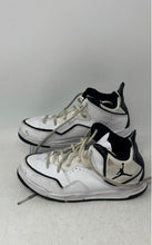 Load image into Gallery viewer, Nike Boys Air Jordan Courtside 23 AQ7734-100 White Black Sneaker Shoes Size 1Y
