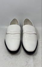Load image into Gallery viewer, Jingpin Mens White Leather Slip-On Loafer Dress Shoes Size EUR 43
