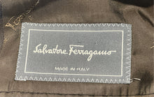 Load image into Gallery viewer, Authentic Salvatore Ferragamo Mens Dark Brown Pockets 3-Button Blazer No Size
