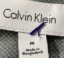 Load image into Gallery viewer, Calvin Klein Mens Gray Cotton Long Sleeve Regular Fit Button-Up Shirt Size M
