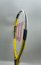 Load image into Gallery viewer, Wilson US Open 25 Junior Yellow Black White Tennis Racquet With Grip Handle
