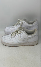 Load image into Gallery viewer, Nike Mens Air Force 1 '07 White Leather Lace-Up Sneaker Shoes Size 12
