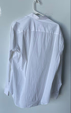 Load image into Gallery viewer, Armani Collezioni Mens White Long Sleeve Collared Button-Up Shirt Size L
