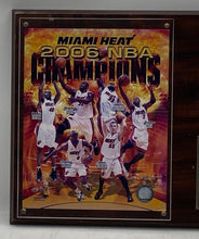 Load image into Gallery viewer, Multicolor Collectible Miami Heat 2006 NBA World Champions Photo Plaque

