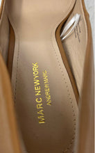 Load image into Gallery viewer, Marc New York Womens Brown Pointed Toe Slip-On Block Pump Heels Size 8.5M
