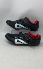 Load image into Gallery viewer, Peloton Mens Black Red 3 Bolt Adjustable Strap Cycling Shoes Size EUR 47
