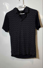 Load image into Gallery viewer, Armani Exchange Boys Black Printed Short Sleeve Collared Golf Polo Shirt Size S
