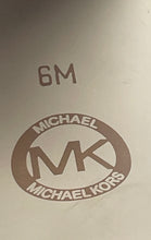 Load image into Gallery viewer, Michael Kors Womens Brown Leather Open Toe Front Zip Block Pump Heels Size 6M
