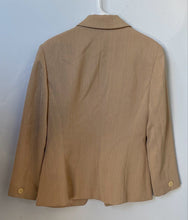 Load image into Gallery viewer, Jones New York Womens Brown Long Sleeve Notch Lapel Three-Button Blazer Size 8
