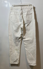 Load image into Gallery viewer, Zara Mens White Denim 5-Pocket Design High-Rise Tapered Jeans Pants Size 6
