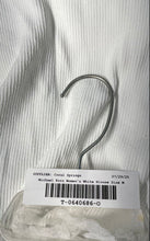 Load image into Gallery viewer, Michael Kors Womens White Ribbed Knit Crew Neck Pullover Tank Top Size Medium
