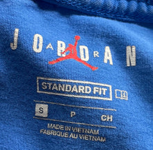 Load image into Gallery viewer, Jordan Mens Blue Cotton Crew Neck Short Sleeve Standard Fit Pullover T-Shirt S
