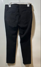 Load image into Gallery viewer, Old Navy Womens Black Dark Wash Mid-Rise Power Slim Straight Jeans Size 6 Short
