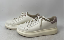Load image into Gallery viewer, Aldo Womens White Pink Lace-Up Low Top Platform Sneaker Shoes Size 8
