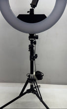 Load image into Gallery viewer, Jianjin Black USB Port Ring Light With Adjustable Tripod Stand Not Tested
