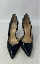 Load image into Gallery viewer, Michael Kors Womens Black Leather Pointed Toe Slip-On Pump Heels Size 37
