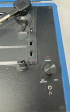 Load image into Gallery viewer, Crosley Vintage Cruiser Plus Blue Media Player Portable Turntable Not Tested
