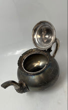 Load image into Gallery viewer, Vintage Silver Plate Baroque Tea Pot Engraved Old Estate Pitcher Collectible
