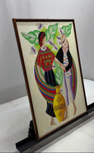 Load image into Gallery viewer, Picture Capeline By Bjorn Wiinblad Square Framed Wall Hanging Art Painting
