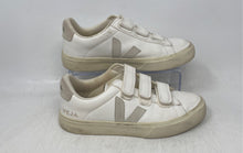 Load image into Gallery viewer, Veja Womens Recife Logo White Leather Hook And Loop Sneaker Shoes Size 6
