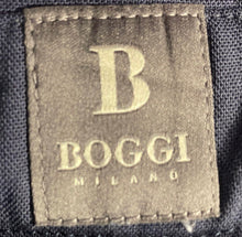 Load image into Gallery viewer, Boggi Milano Mens Dark Blue Flat Front Pockets Straight Leg Dress Pants Size 40
