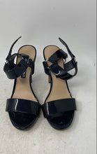 Load image into Gallery viewer, Karl Lagerfeld Womens Cieone Black Leather Buckle Strappy Sandals Size 6.5 M
