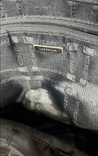Load image into Gallery viewer, Luz Da Lua Womens Black Inner Pockets Double Handle Shoulder Handbag
