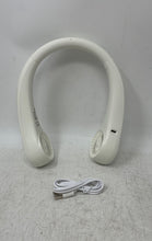 Load image into Gallery viewer, SLF White Portable Bladeless Personal Cooler Wearable Neck Fan Not Tested
