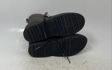 Load image into Gallery viewer, Michael Kors Womens Haskell Brown And Black Monogram Lace-Up Combat Boots Size 2
