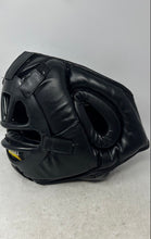Load image into Gallery viewer, Thunder By Proforce Mens Black Vinyl Face Shield Sports Competition Headgear
