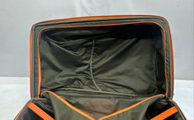 Load image into Gallery viewer, Timberland Unisex Black Orange Soft Side Rolling Travel Luggage Upright Suitcase

