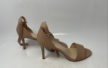 Load image into Gallery viewer, Nine West Womens Mana Beige Leather Open Toe Casual Ankle Strap Sandals Size 10
